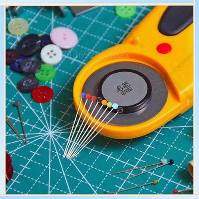 -SPOR 250 Pieces Sewing Pins Ball Glass Head Pins Straight