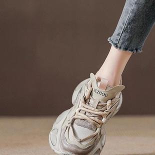 小众舒适秋冬复古做旧炸街老爹鞋 新款 运动风 NAIVE2025春季 ROUJE