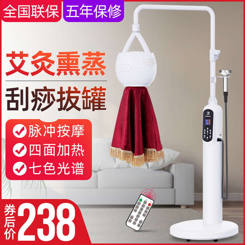 艾灸熏蒸仪家用艾灸仪器一体机艾绒美容院专用无烟悬灸艾灸器具灯