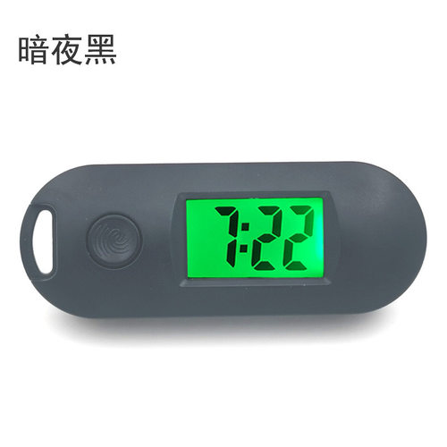电子表夜光三角台钟挂表计时器