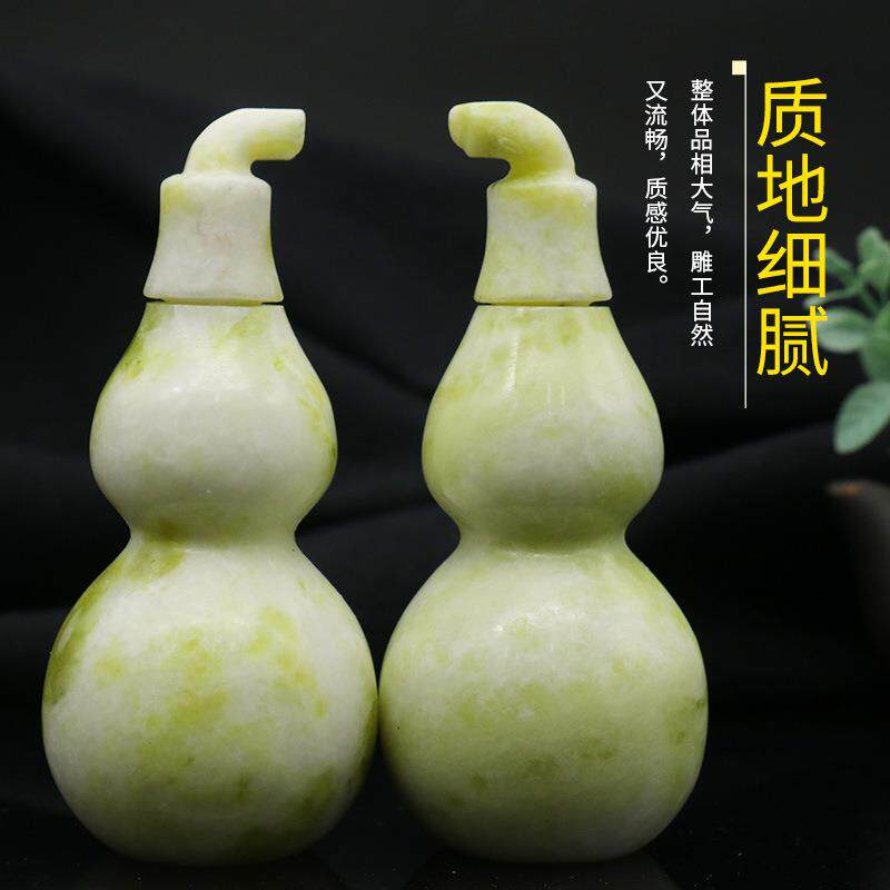 新款直销供货蓝田玉葫芦地摊货蓝田玉葫芦佩饰玉坠首饰挂饰摆件