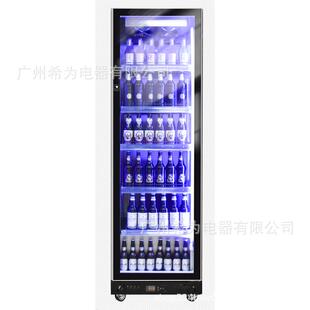 蓝光饮料展示柜单门风冷冷藏保鲜柜 酒水饮料 鲜花蔬菜保鲜展示柜