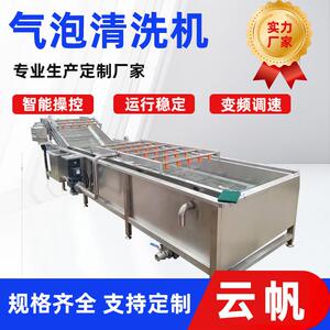 芦笋清洗机厂家竹笋气泡清洗设备莴笋自动清洗机