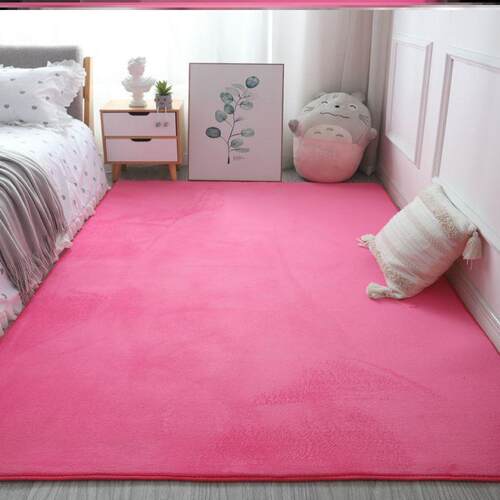 Fluffy Area Rugs for Bedroom Shaggy Floor Mat Carpet 地毯垫