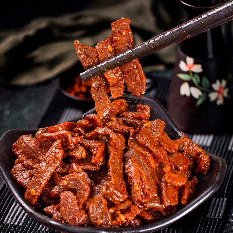 陕西延安特产甘颜八千里网红豆腐干麻辣条麻辣五味小吃小吃豆腐干