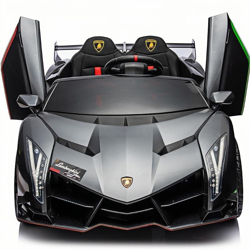 正品超大双座基儿童电动车四轮兰宝宝玩具汽车可坐人小孩尼遥控博