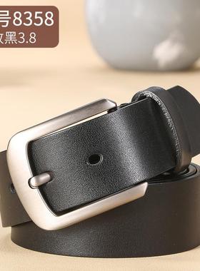 正品仔加长皮带男真皮纯牛男士腰带男胖休大皮码牛裤带中年闲百搭