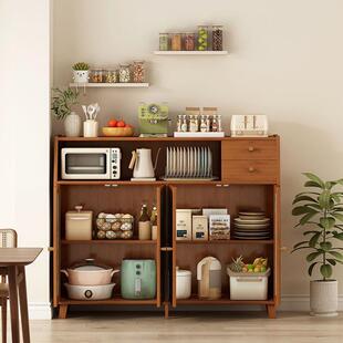 备餐加宽茶靠水餐边柜子储4545物柜客厅墙置物柜柜茶柜柜置物架小