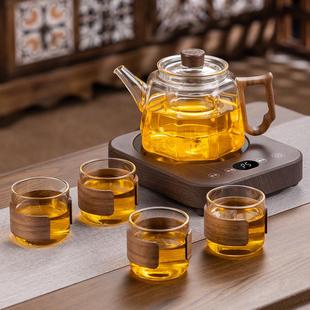 2024煮茶炉高小型煮茶器玻璃家用茶器养生烧水电壶冲泡硅陶 硼新款