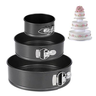 Removable Bottom Bake Mould Round Cake Pan Bakeware Molds