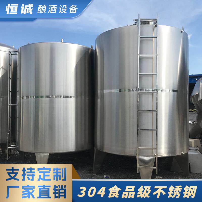 现场制作不锈钢酒罐 大型酒厂储存容器 白酒调配罐 100立方