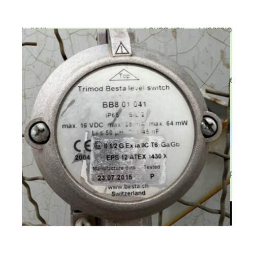 瑞士Trimod Besta液位开关BB8 01 041 海外空运发货 货期短
