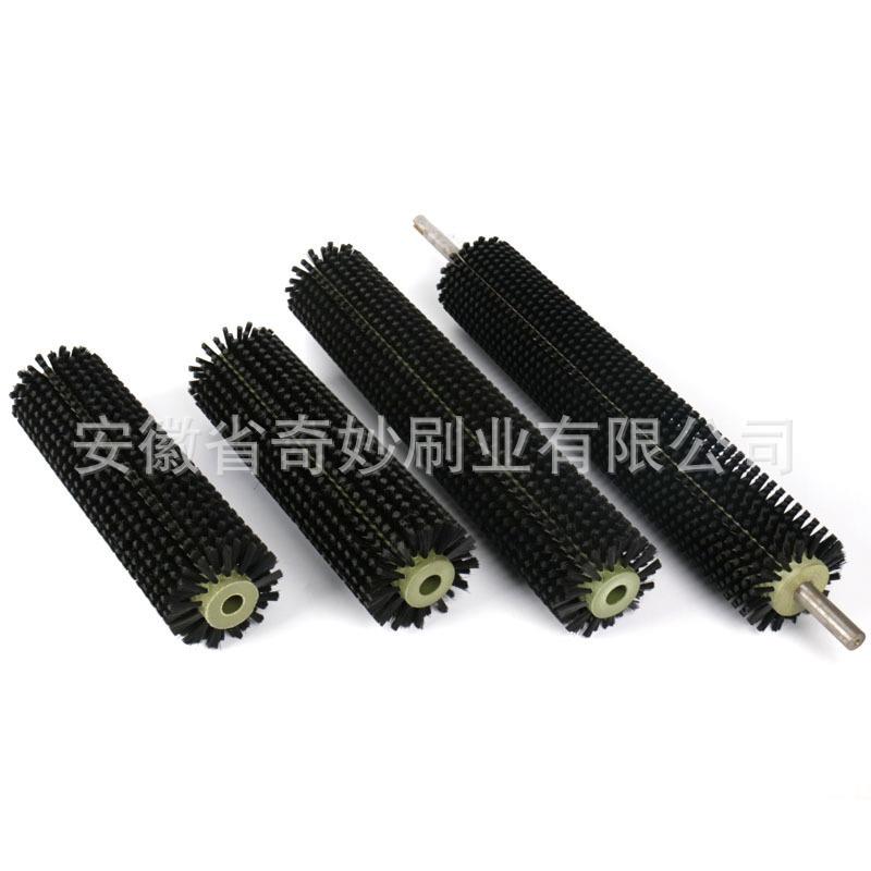 厂家直刷供毛刷缠绕毛辊除辊锈清洗毛洗刷清除尘尼龙丝578空心圆