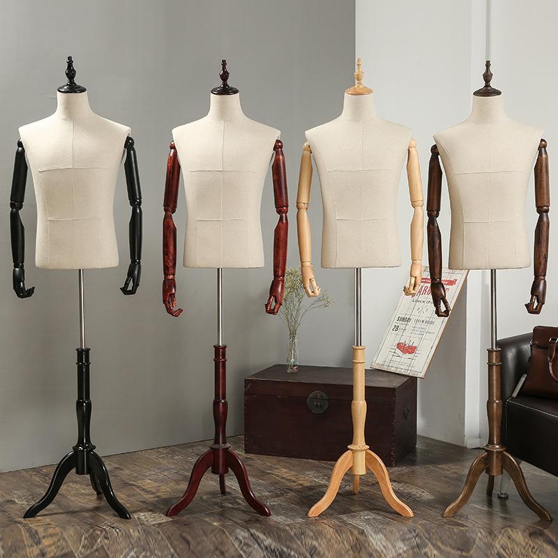 新款直销韩版模特道具男 半身衣架西装礼服西服拍照展示架服装店