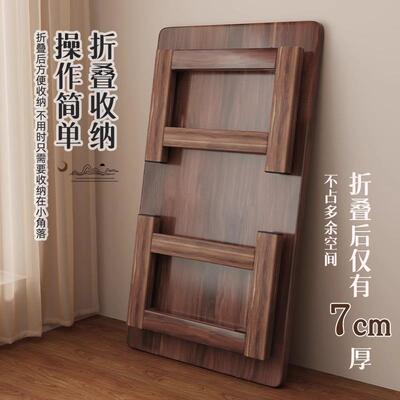 家用飘可折叠窗小桌子榻KSK上榻米小茶脑几炕桌床吃饭桌子坐地电