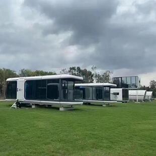 鲁班筑出口太空舱民宿带厨房特色高端移动别墅公寓Modular House