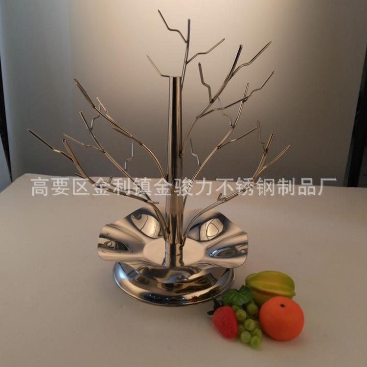 豪华不锈钢水果树自助餐水果盘架宴会冷餐水果树户外茶歇点心架
