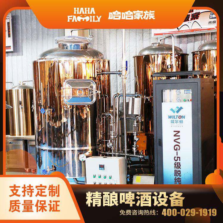 精酿啤酒酿造成套机器精酿啤酒酿造设备散装啤酒制作设备
