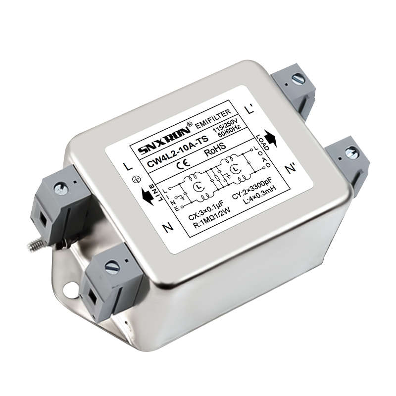 CW4L2-20A-S005穿墙端子台6A10A30A三节电源滤波器220v导轨式004