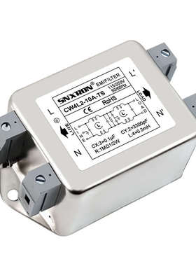 CW4L2-20A-S005穿墙端子台6A10A30A三节电源滤波器220v导轨式004