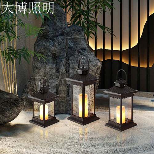 LED风灯简约田园落地式铝制户外防水公园草坪庭院灯厂家