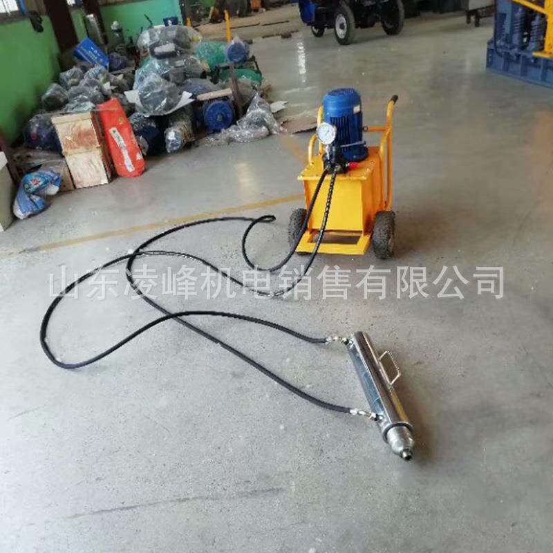 桥梁预应力液压张拉机钢筋涨垃机智能一拖二张拉设备数控压浆机