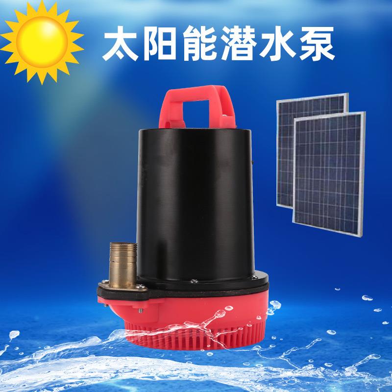 东龙太阳能浇花水泵多功能电瓶水泵高扬程12V水泵潜水泵