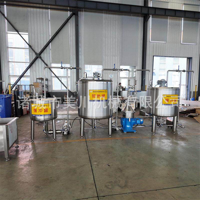 红枣酸奶浓缩机器手工牛酸奶发酵机器混合果汁全套加工设备