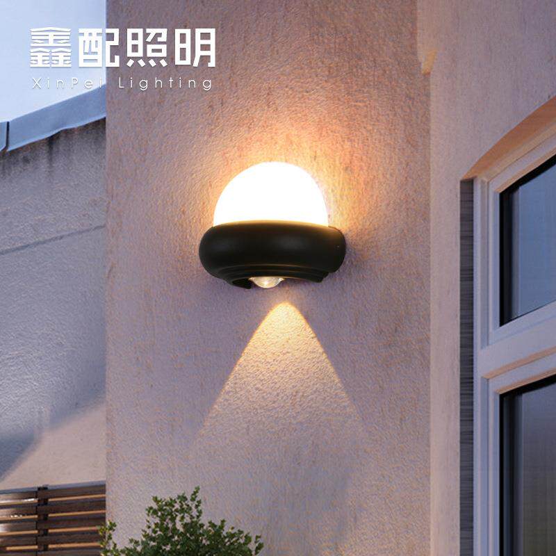 户外双头庭院壁灯外墙上下照射led灯现代简约室内过道装饰墙壁灯