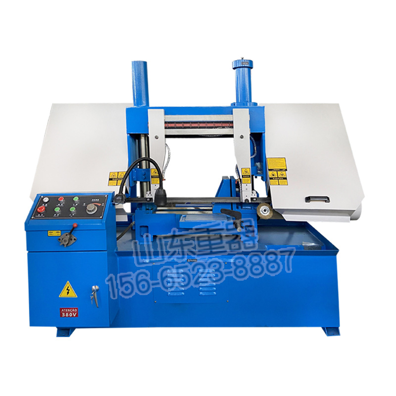 4235金属带锯床双立柱350350锯切钢筋 槽钢 实心钢卧式带锯床