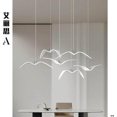 北欧设计师创意飞鸟海鸥餐厅吊灯简约现代Night Birds饭厅吧台灯