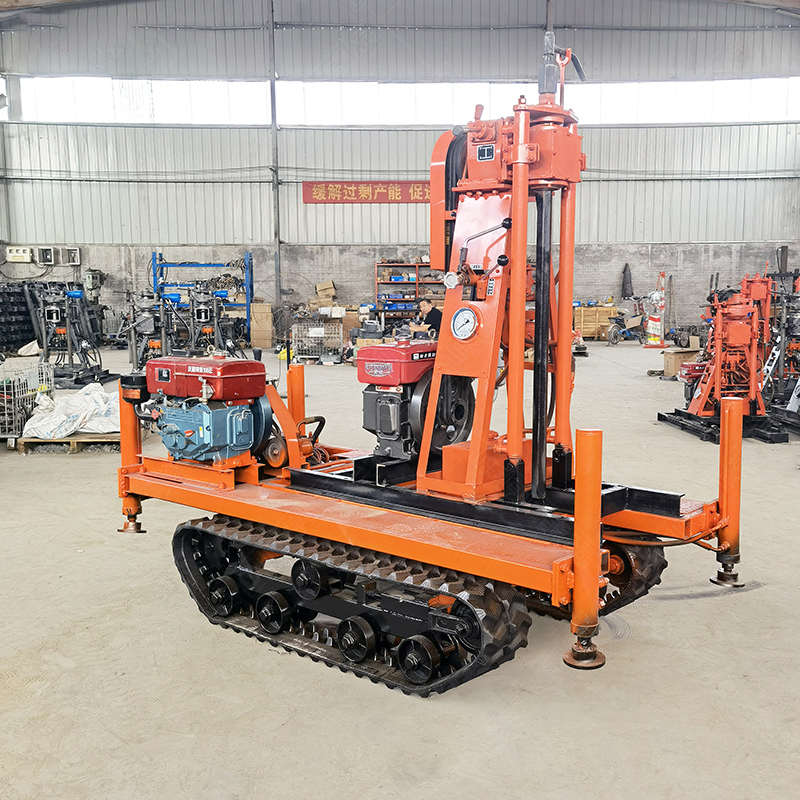 小型履带式地质轻便钻机 60米勘探取芯钻机 YQZ液压岩心钻探工程