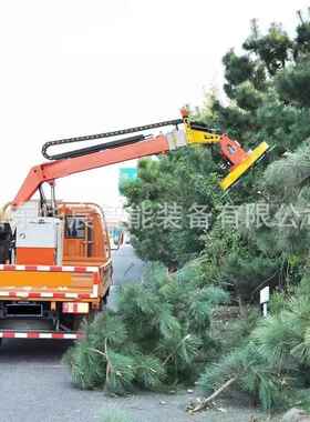 车载电动绿篱修剪大型伸式高速公路机绿化带修剪化车缩园林绿HOQ