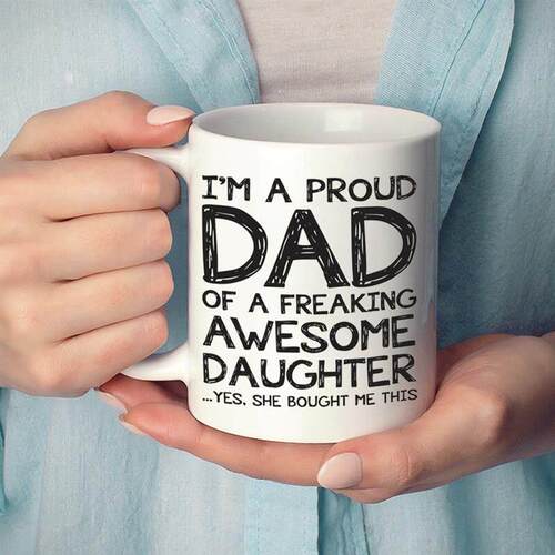 Ceramic (DAD) Coffee mug Creative gift mug for Father