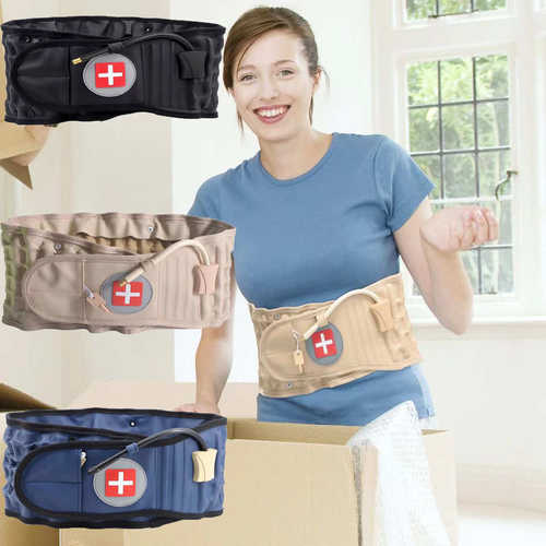 牵引腰椎护守护护通用腰突出充气腰护腰间盘器械运动男女器具腰带