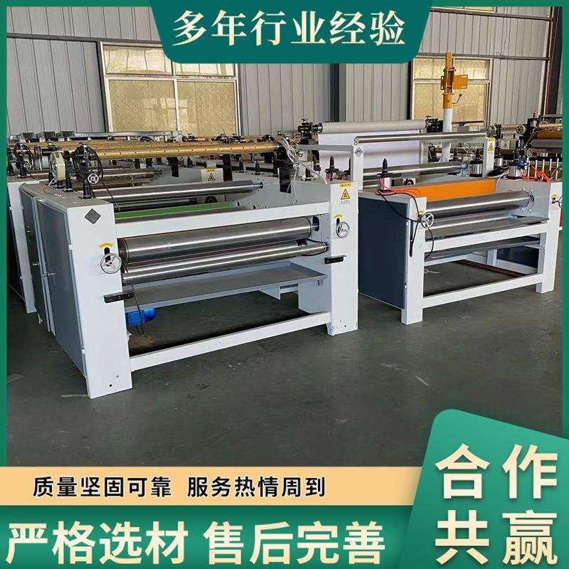 四辊滚涂双面不起泡涂胶机 大型木工全自动涂胶机 带传送