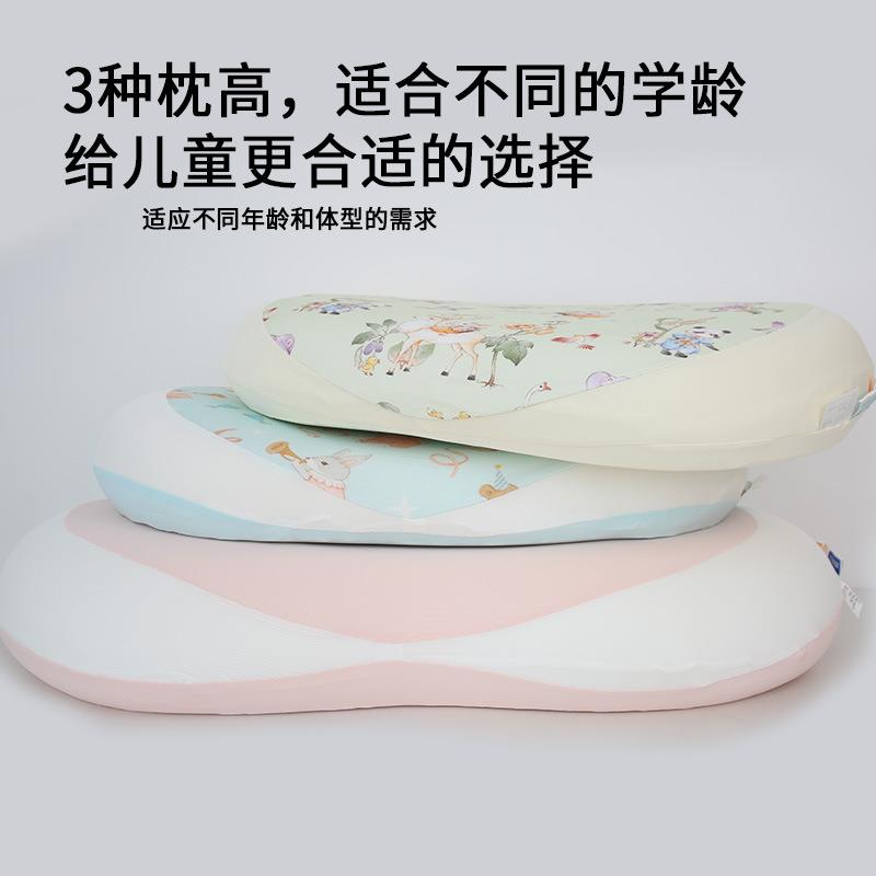 三酷酷只的猫儿枕头宝宝专用3-童7-12岁学记忆记忆棉睡zt觉猫生肚