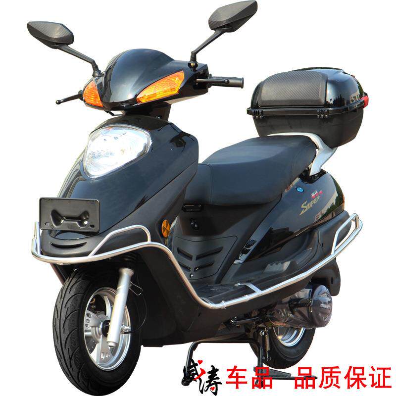 直供宇钻摩托车125CC踏板摩托车燃油款 助力车男女款雨钻踏板车