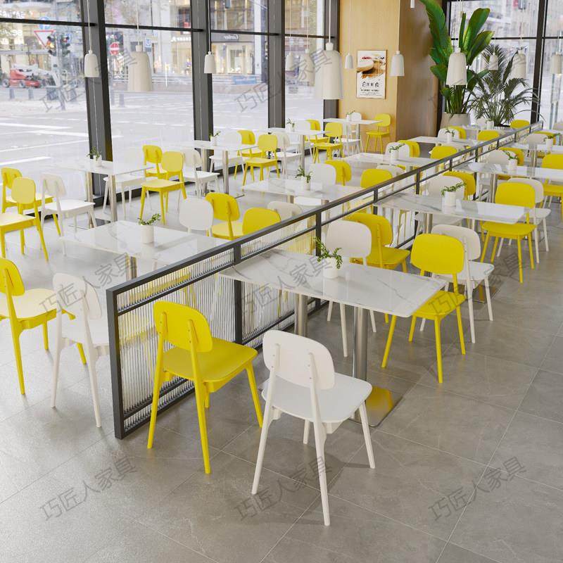 食堂餐桌椅员工饭堂快餐店商用餐饮小吃米粉店面馆湘菜馆桌椅组合,商业/办公家具,食堂餐桌椅,淘宝优惠券,粉丝福利购,淘宝优惠卷