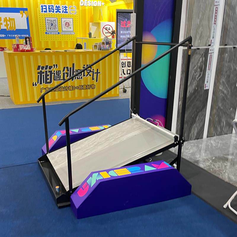 高端瓷砖 瓷片 地板流水防滑测试展示架 600瓷片立式 落地式展架