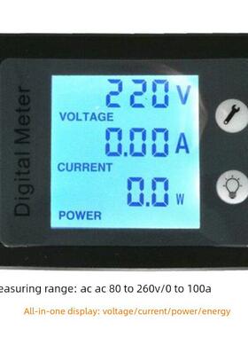 100A AC80-260V电流电压表PZEM交流数显电能计量电力监测仪功率表