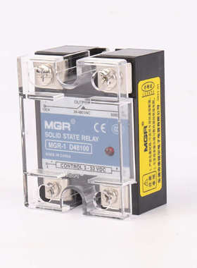 MGR-1 D48100单相直流控交流固态继电器 美格尔固态继电器