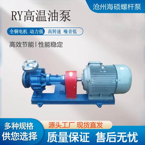 RY导热油泵风冷式离心泵导热油循环泵BRY锅炉循环泵350度热浆泵