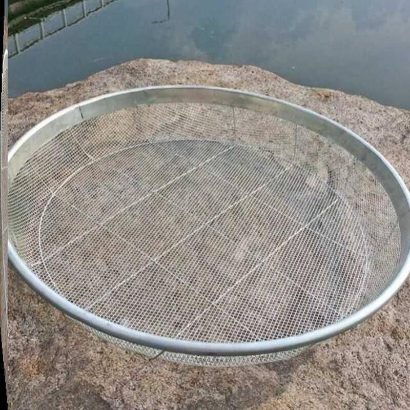 晾晒菜神器晒鱼网架晒肉家用晾鱼干圆形铁筛子晒东西干货的器具