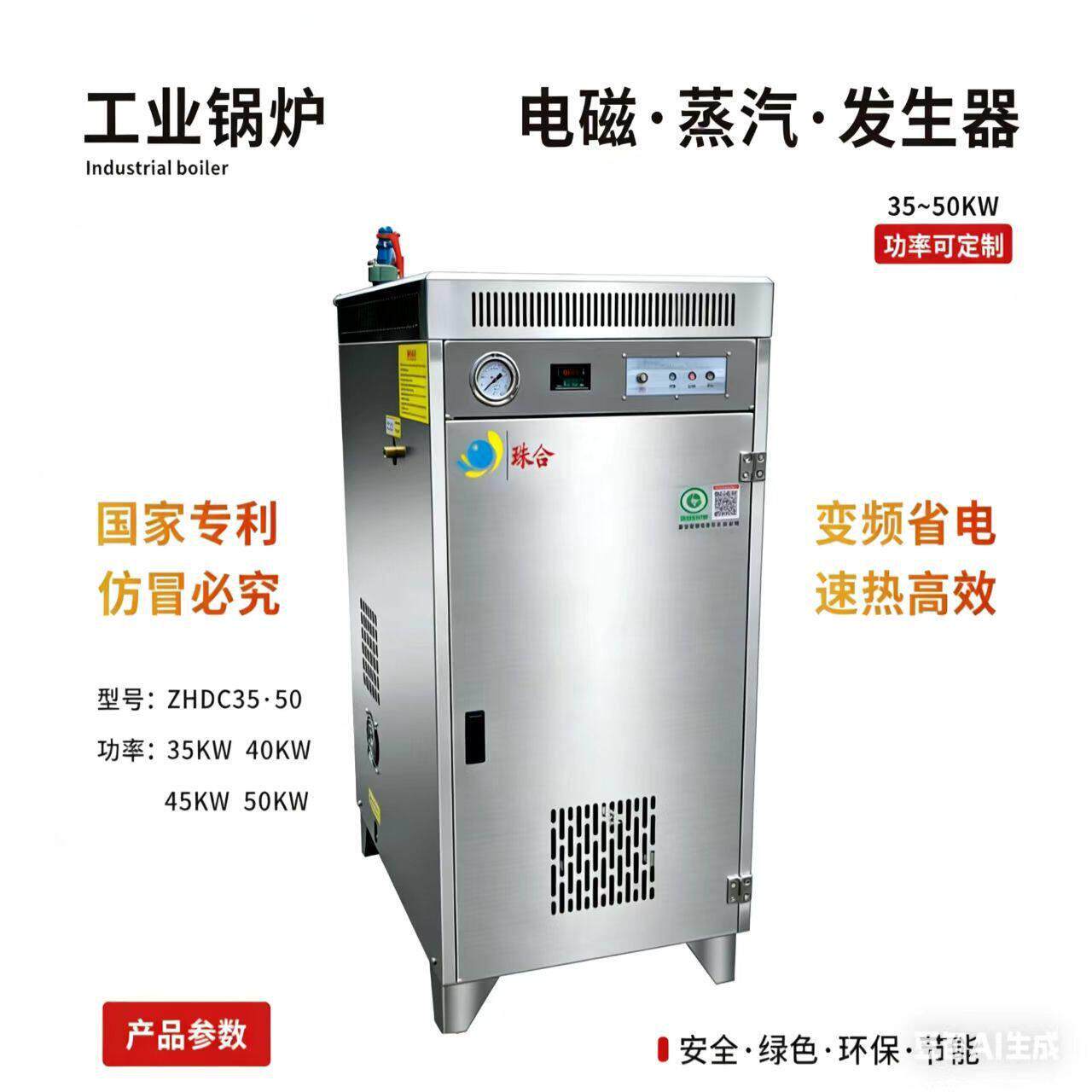 电磁蒸汽发生器全自动智能蒸汽锅炉食品厂屠宰场化工厂炼油厂纺织