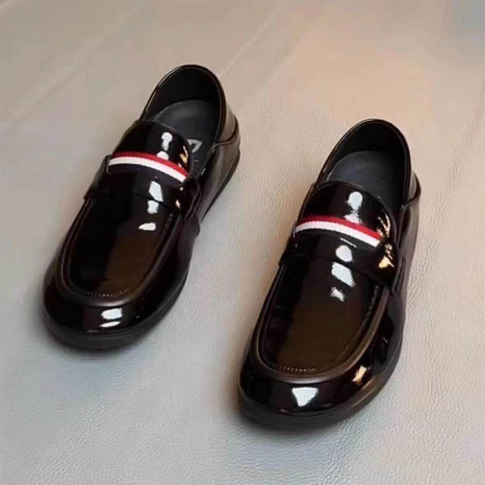 高颜值百搭款~Mysterious Gifs！商务时尚一脚蹬乐福鞋男帅气皮鞋