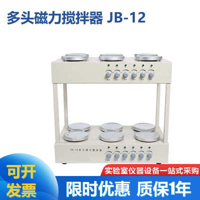 JB-12双层多头磁力搅拌器 12*1000ml磁力搅拌机 12工位磁力搅拌器
