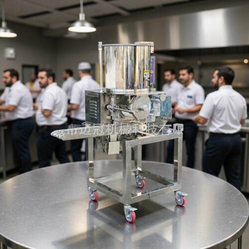 全自动肉饼成型机商用肉饼机型号齐全形状尺寸可定商用创业神器