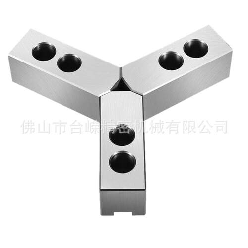 车床液压三爪卡盘软爪10寸60°90°120°液压卡爪油压生爪夹头厂