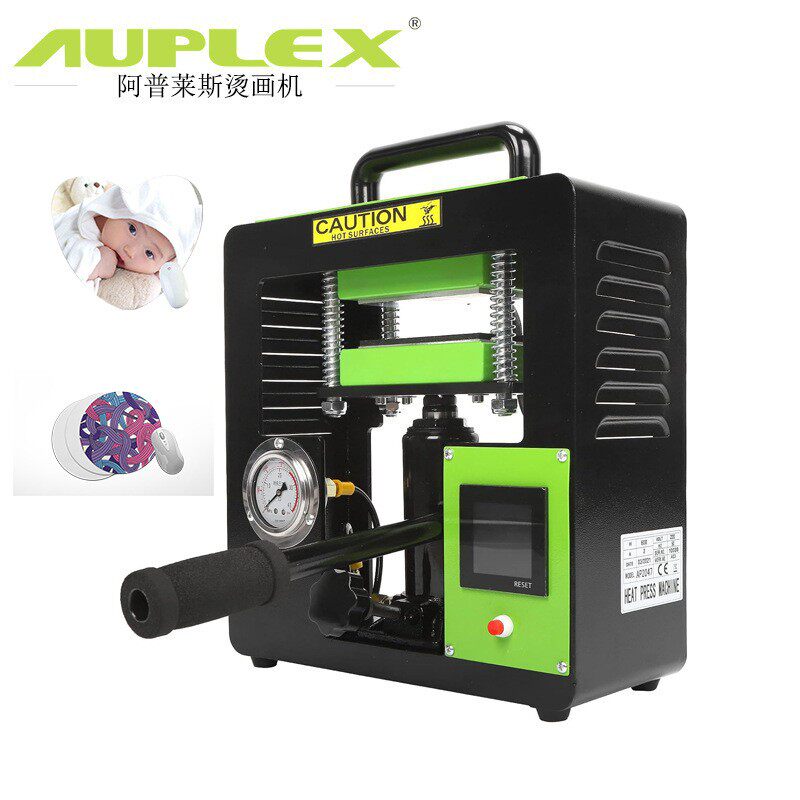 热压机Oil Extraction Rosin Press Machine双发热机器液压烫画机